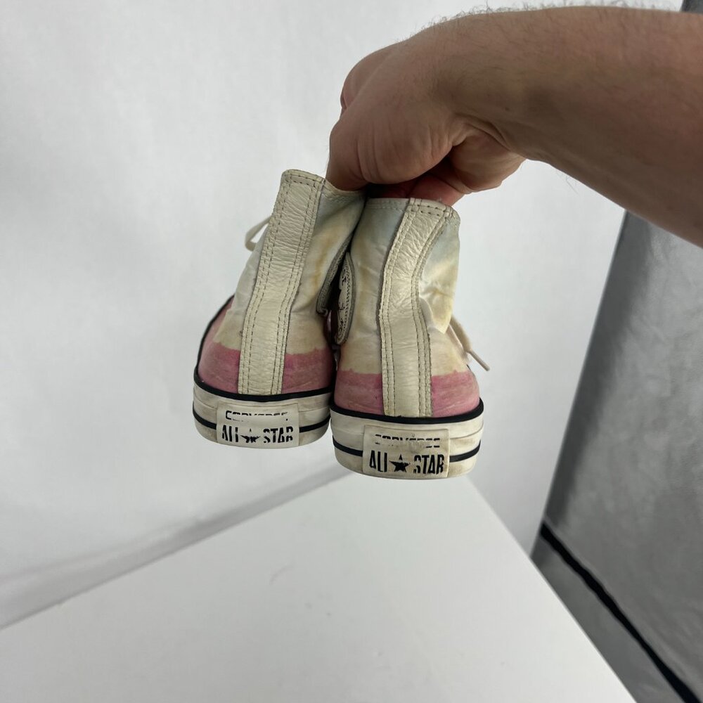 Converse Chuck Taylor 8 All Star High Top Sneaker Sunset Watercolor Pink 551629C - Picture 8 of 16